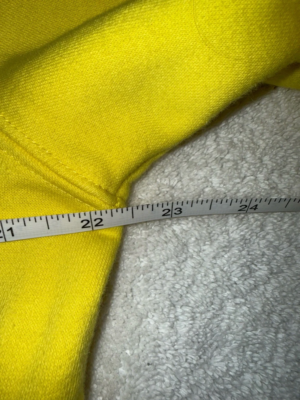 Nike Bright Yellow‎ Hoodie with Small White Swoosh Size Adult Small